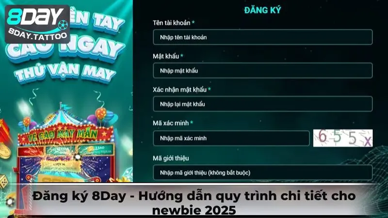 Đăng ký 8Day – Hướng dẫn quy trình chi tiết cho newbie